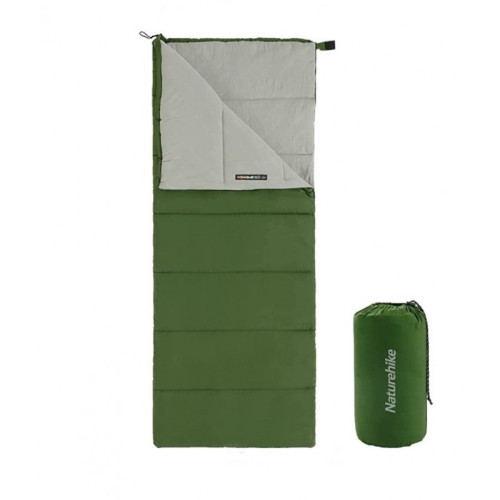Спальний мішок Naturehike F150 NH22MSD05, правий зелений Спальний мішок Naturehike F150 NH22MSD05, правий зелений