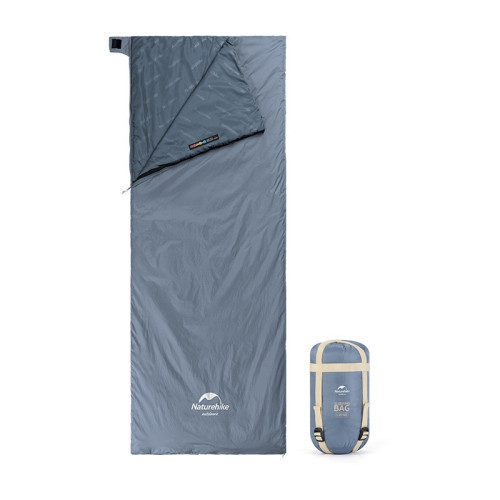 Спальник надлегкий Naturehike Ultralight LW180 NH21MSD09 правий, (15°C), p-p XL, сіро-синій Спальник надлегкий Naturehike Ultralight LW180 NH21MSD09 правий, (15°C), p-p XL, сіро-синій