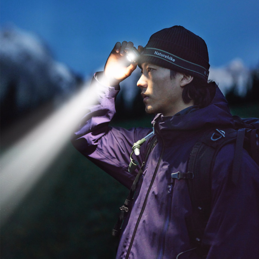 Ліхтар налобний Naturehike CNK2450ZM010, зелений