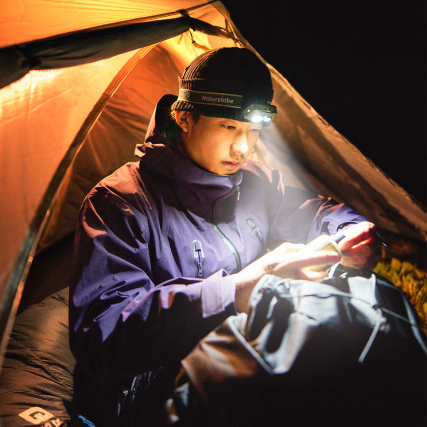 Ліхтар налобний Naturehike CNK2450ZM010, зелений