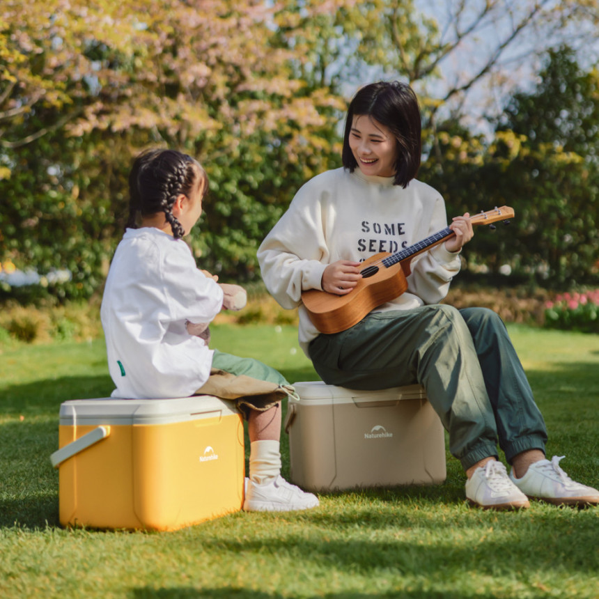 Туристичний холодильник Naturehike CNK2450CF012, 18 л, бежевий