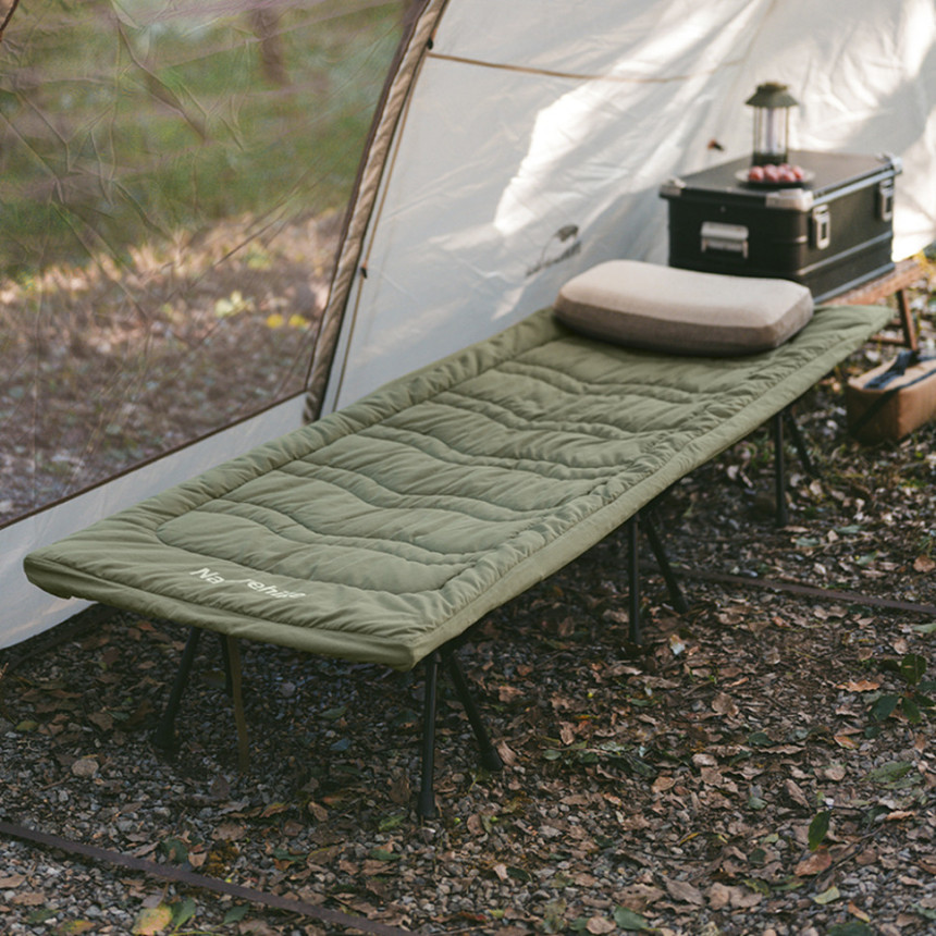 Матрац топпер для розкладних ліжок Naturehike CNK2300DZ022, темно-зелений