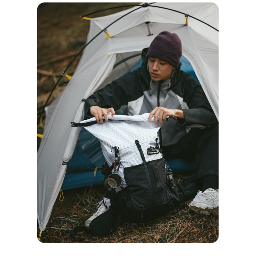 Рюкзак туристичний Naturehike CNK2300016, 30+5 л, чорний