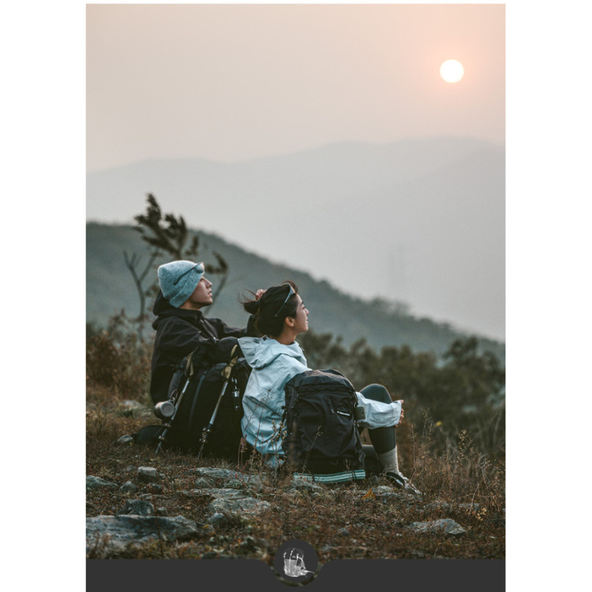 Рюкзак туристичний Naturehike CNK2300016, 30+5 л, чорний