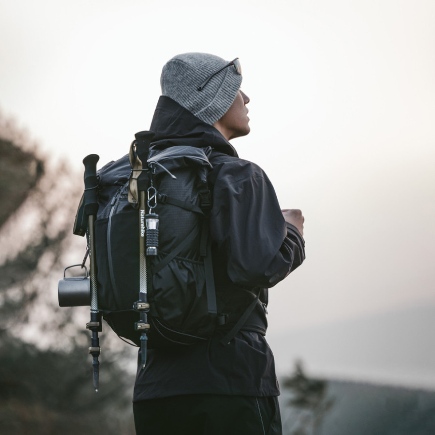 Рюкзак туристичний Naturehike CNK2300016, 30+5 л, коричневий