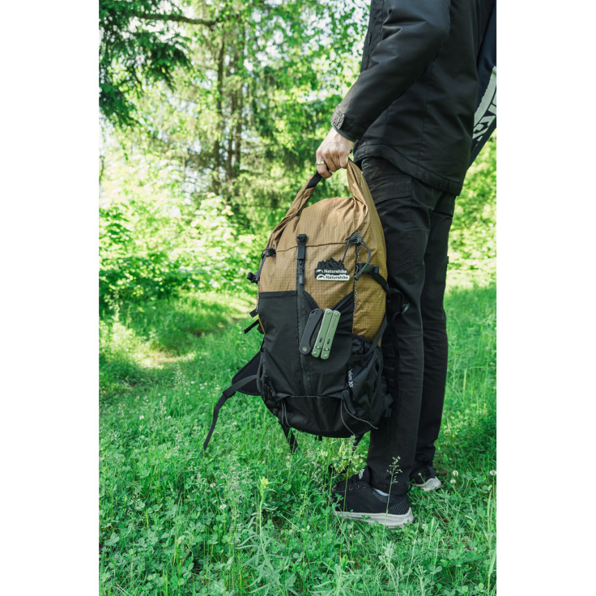 Рюкзак туристичний Naturehike CNK2300016, 30+5 л, коричневий