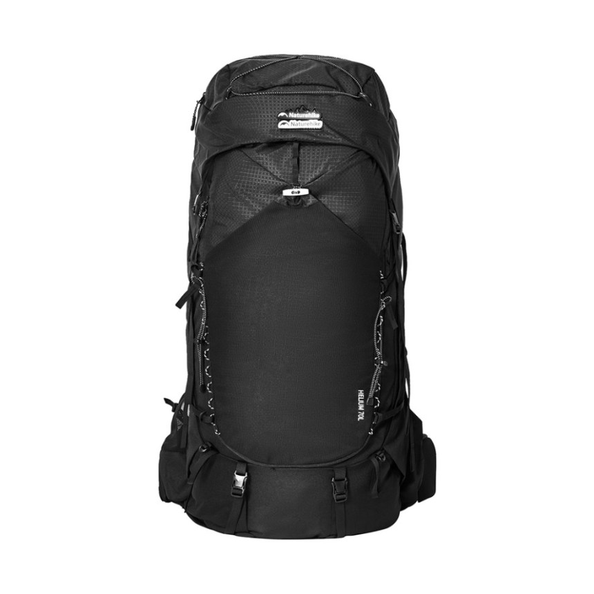 Рюкзак туристичний Naturehike CNK2450XB014, 70 л, чорний, M