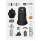 Рюкзак туристичний Naturehike CNK2450XB014, 70 л, чорний, L