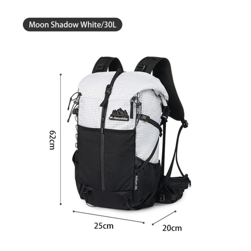 Рюкзак туристичний Naturehike CNK2300016, 30+5 л, білий