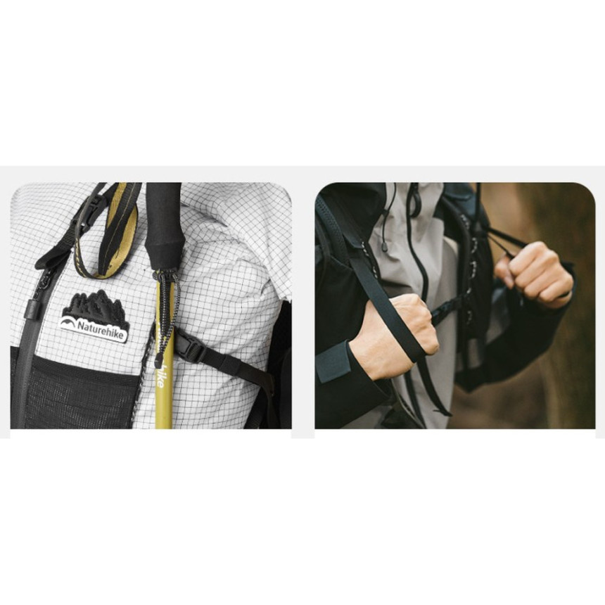 Рюкзак туристичний Naturehike CNK2300016, 30+5 л, білий