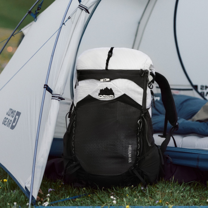 Рюкзак туристичний Naturehike CNK2450XB016, 40 л, чорний, L