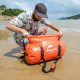 Сумка-баул водонепроникна Naturehike NH20FSB03, 90 л, червона