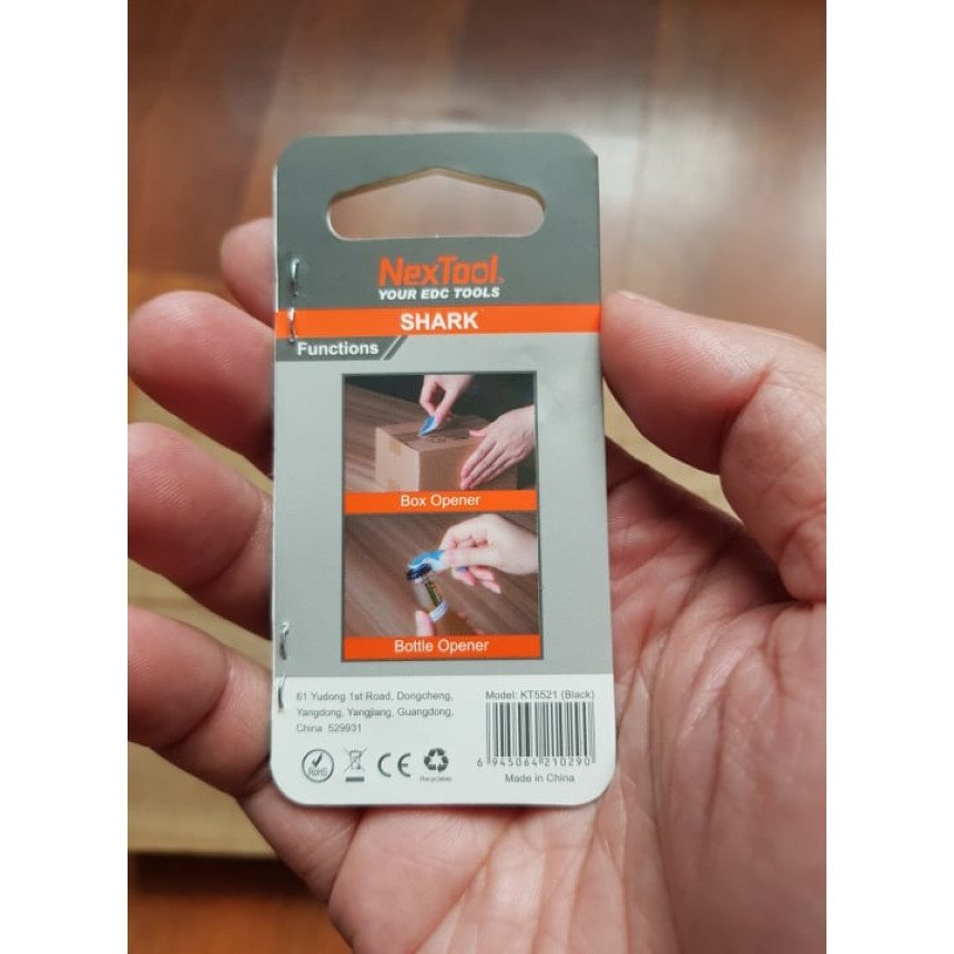 Міні-мультитул NexTool EDC box cutter Shark KT5521Blue
