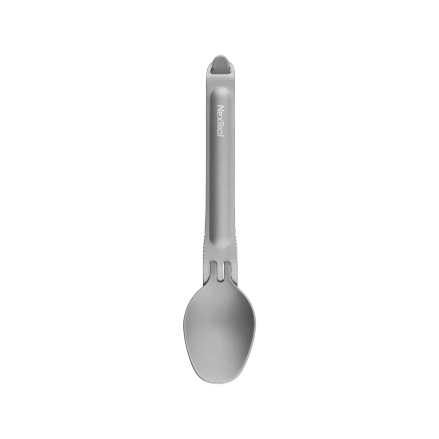 Туристичний набір ложка-виделка NexTool Titanium Tableware Set, титан