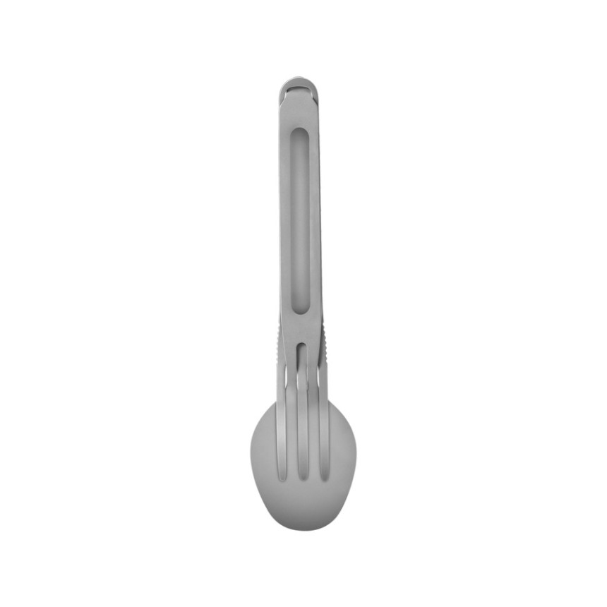 Туристичний набір ложка-виделка NexTool Titanium Tableware Set, титан