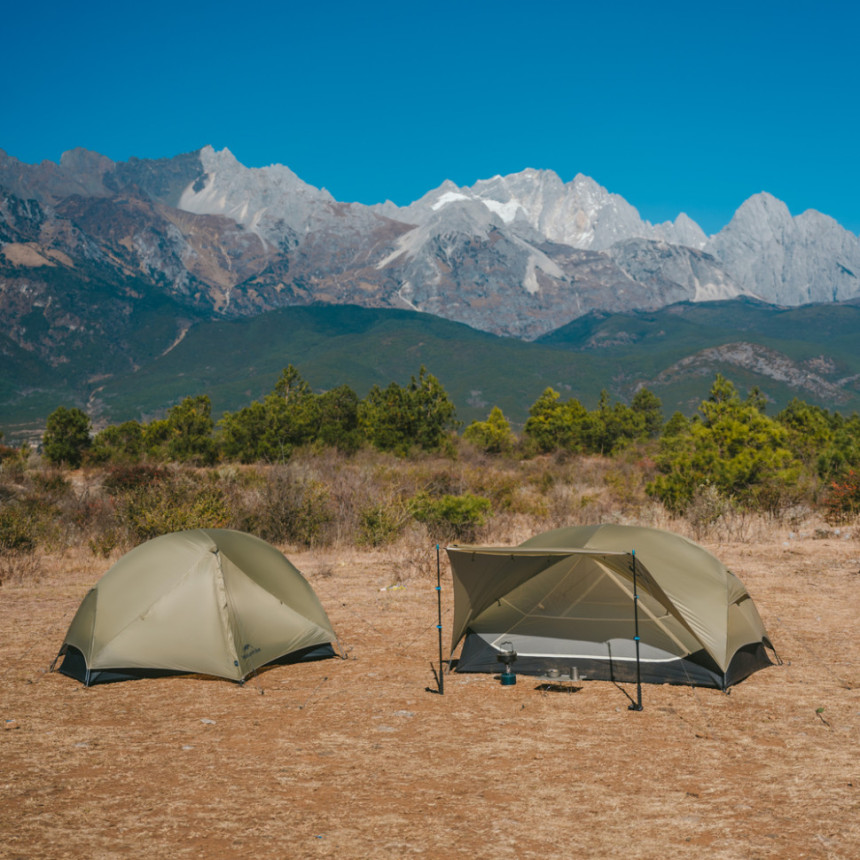 Намет одномісний ультралегкий Naturehike Mongar UL CNK2550WS016, сірий