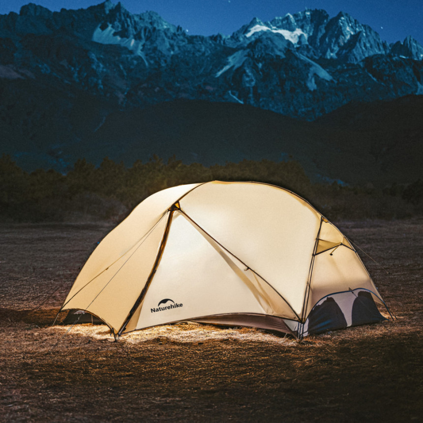 Намет одномісний ультралегкий Naturehike Mongar UL CNK2550WS016, коричневий