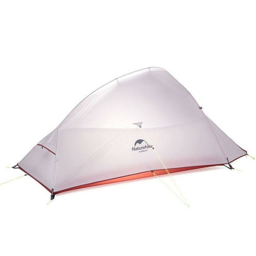 Намет надлегкий одномісний з футпринтом Naturehike Cloud Up 1 Updated NH18T010-T, 20D, сіро-червоний Намет надлегкий одномісний з футпринтом Naturehike Cloud Up 1 Updated NH18T010-T, 20D, сіро-червоний