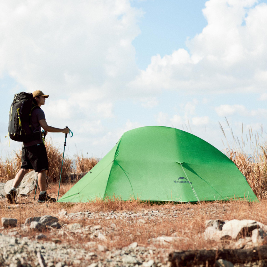 Намет надлегкий одномісний Naturehike Cloud Up Base 1 CNK2450WS032, зелений