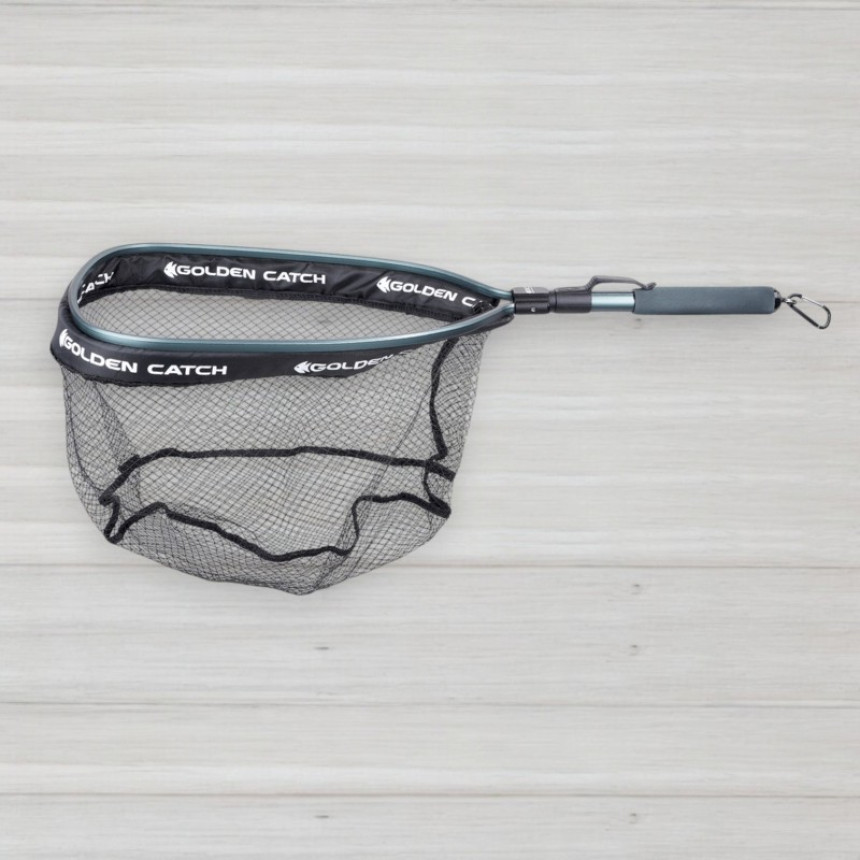 Підсак трикутний GC Grabber Stream Float Landing Net, довжина 0,80м, голова 50 Х 40см, прогумована сітка