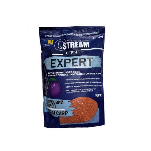 Прикормка G.STREAM EXPERT Series СЛИВОВИЙ КОРОП Прикормка G.STREAM EXPERT Series СЛИВОВИЙ КОРОП