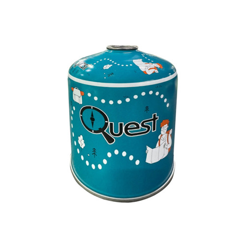 Набір із 12 шт газових балонів різьбових бутанових Quest, 450гр Набір із 12 шт газових балонів різьбових бутанових Quest, 450гр