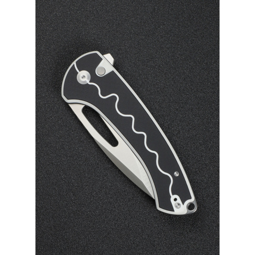 Ніж складаний Sencut Squiggy White/Black S24082A-1
