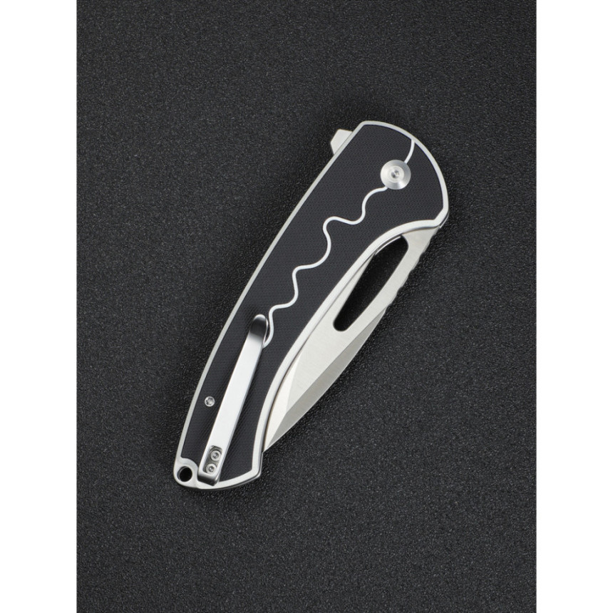 Ніж складаний Sencut Squiggy White/Black S24082A-1