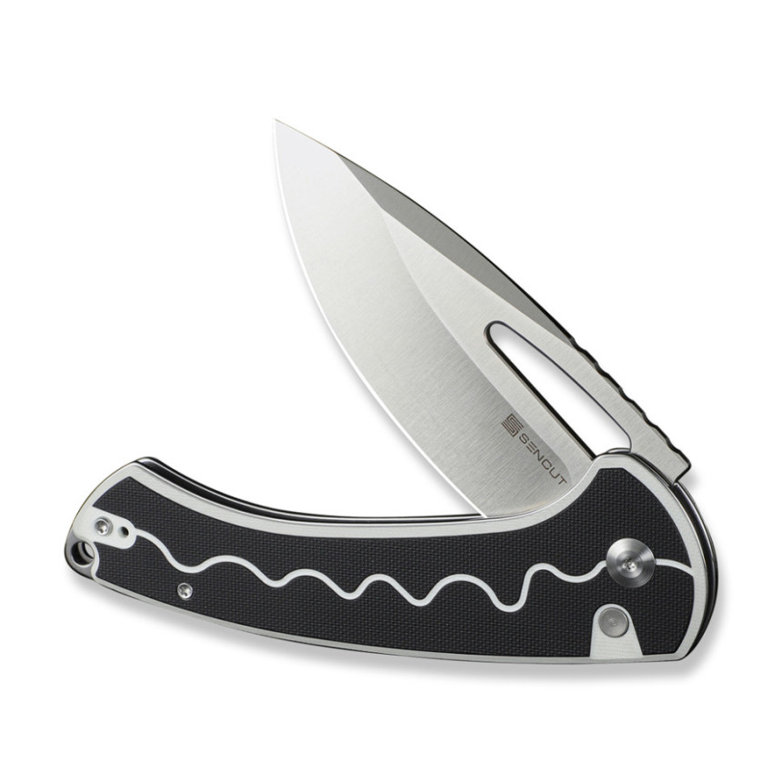 Ніж складаний Sencut Squiggy White/Black S24082A-1