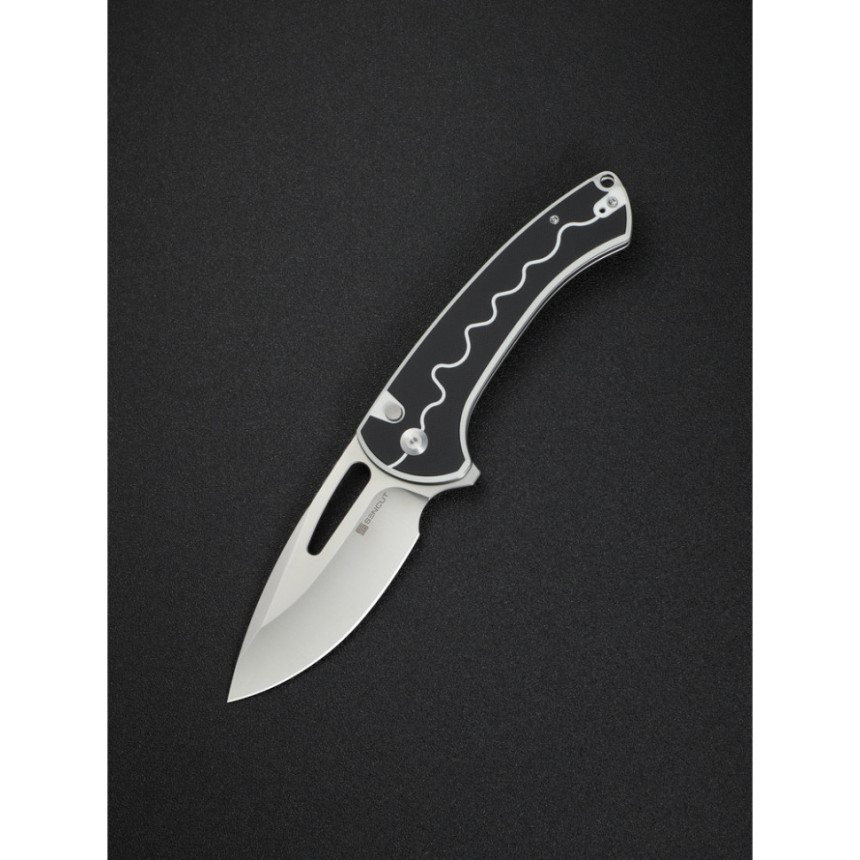 Ніж складаний Sencut Squiggy White/Black S24082A-1