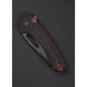 Ніж складаний Sencut Squiggy Burgundy/Black S24082A-3