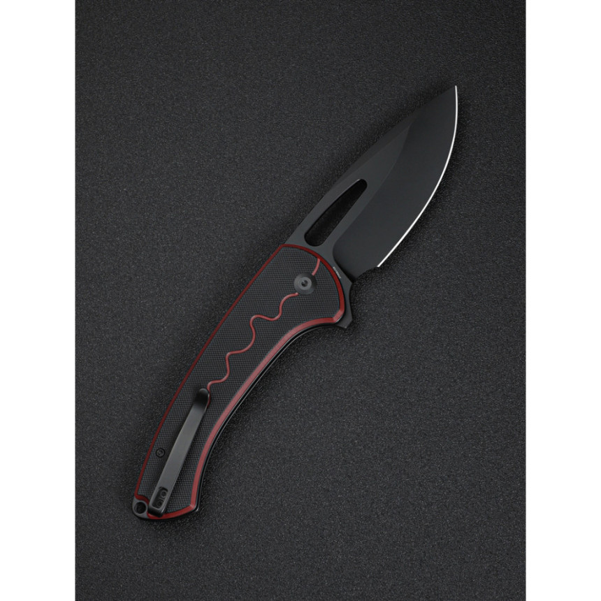 Ніж складаний Sencut Squiggy Burgundy/Black S24082A-3