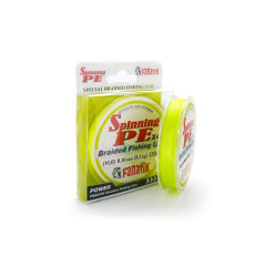 Шнур плетений Fanatik Spinning PE X4 120 m (#1,0) 0.16 mm 8,1 kg Yellow