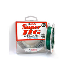 Шнур плетений Fanatik Super Jig PE X8 100 m (#1.5) 0.20 mm 14.5 kg Green
