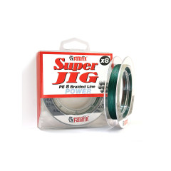 Шнур плетений Fanatik Super Jig PE X8 100 m (#0,8) 0.14 mm 8.8 kg Green