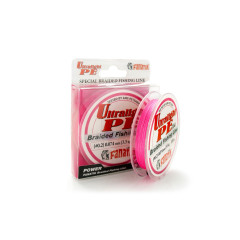 Шнур плетений Fanatik Ultralight PE X4 100 m (#0,2) 0.074 mm 3.5 kg Pink