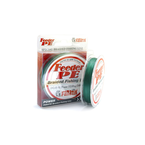 Шнур плетений Fanatik Feeder PE X4 140 m (#2,0) 0.23 mm Green