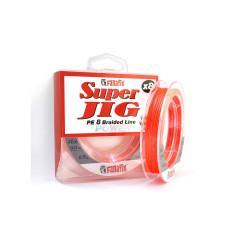 Шнур плетений Fanatik Super Jig PE X8 120 m (#0.6) 0.12 mm 6.9 kg Orange