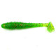 Силіконова приманка Slim View Fat 2.8" (71mm) Green Neon 08 (8 шт. в упаковці)