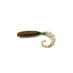 Силіконова приманка Vibe Shot 2,5`` (65mm)  Green Pumpkin 01  (8 шт. в упаковці)