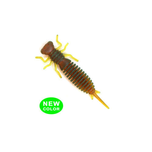 Силіконова приманка Larva 2.5 дюйми колір 027 Motor Oil Силіконова приманка Larva 2.5 дюйми колір 027 Motor Oil