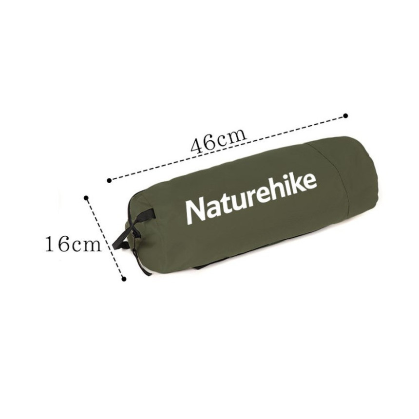 Ліжко складане Naturehike XJC05 NH20JJ001, Поліестер Oxford / алюміній, зелений