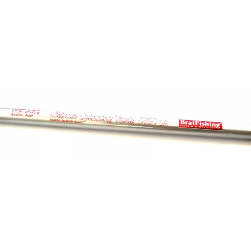 Вудлище спиннинговое BratFishing MS 02 LEISURE SPINNING RODS, довжина 2,4 м, тест 20-40г