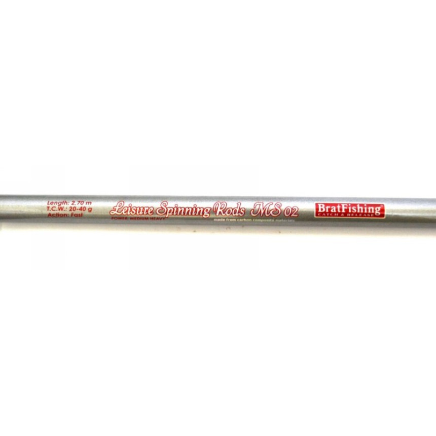 Спінінг Братфишинг MS 02 LEISURE SPINNING RODS, довжина 2,7 м, тест 20-40г