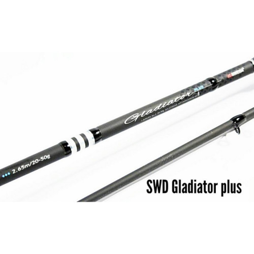 Спінінг для риболовлі Siweida Gladiator plus, тест 20-50 гр, довжина 2,65м Спінінг для риболовлі Siweida Gladiator plus, тест 20-50 гр, довжина 2,65м