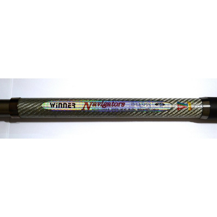 Спінінг Winner Navigators Telespin №0110010-B, тест 80-120г, довжина 3,6м