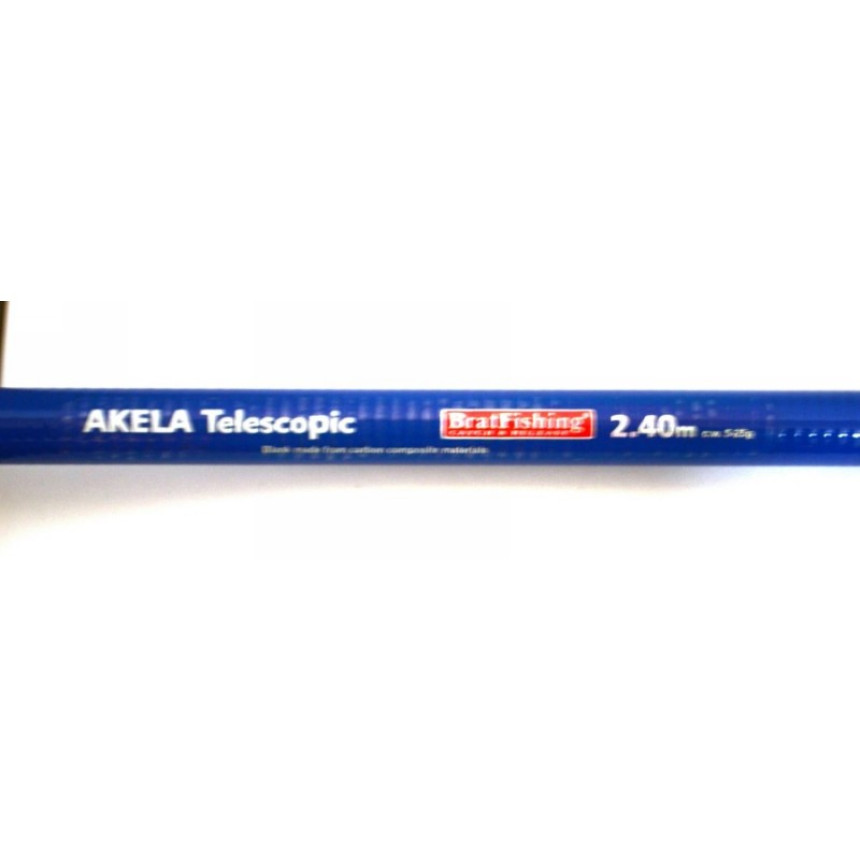 Вудка Братфишинг AKELA TELESCOPIC з кільцями, 2.4 м, тест 5-25г