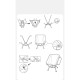 Крісло складане Naturehike Clamshell 001 Triangle Folding Moon Chair, чорний