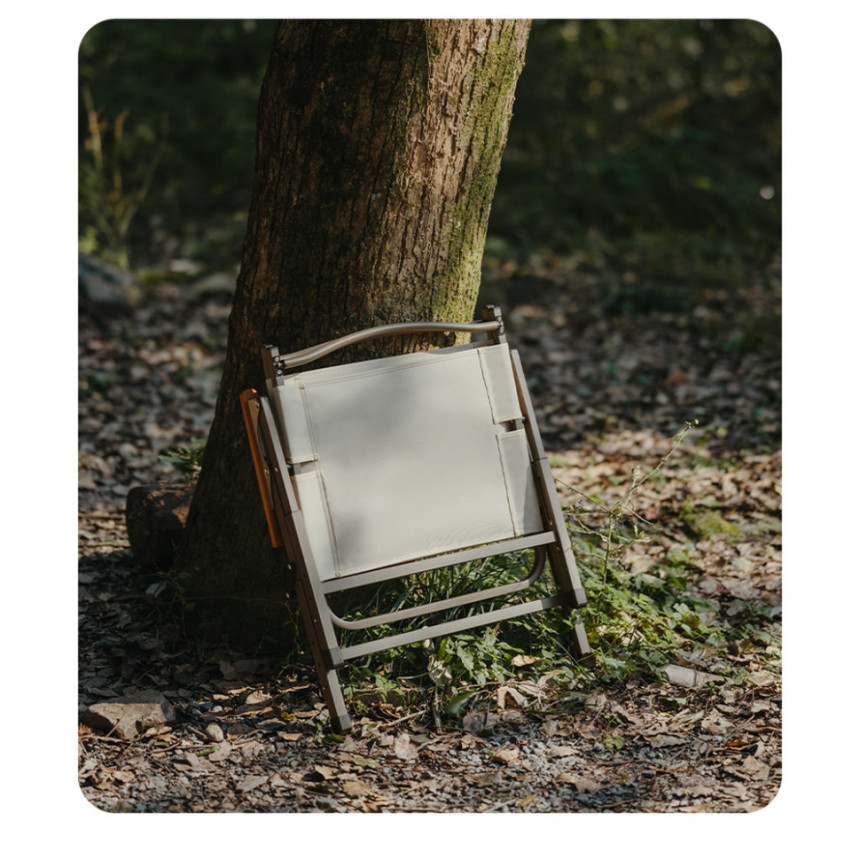 Крісло складане Naturehike CNK2550JJ010, сталь, бежевий