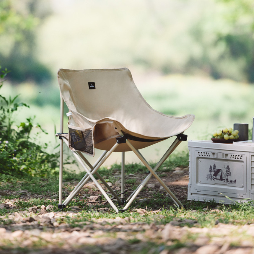 Стілець складаний Naturehike Stellaluna T01 CNH23JU13002, S, бежевий
